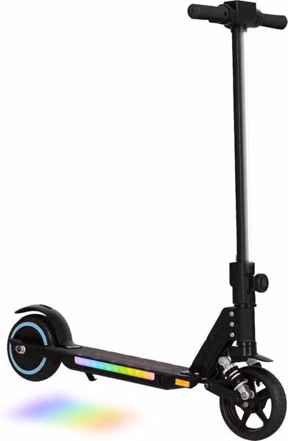 Monopattino elettrico per bambini pieghevole 78 x 32 x 92 cm avvio immediato frenata sicura stile moderno in alluminio nero 21_0006952