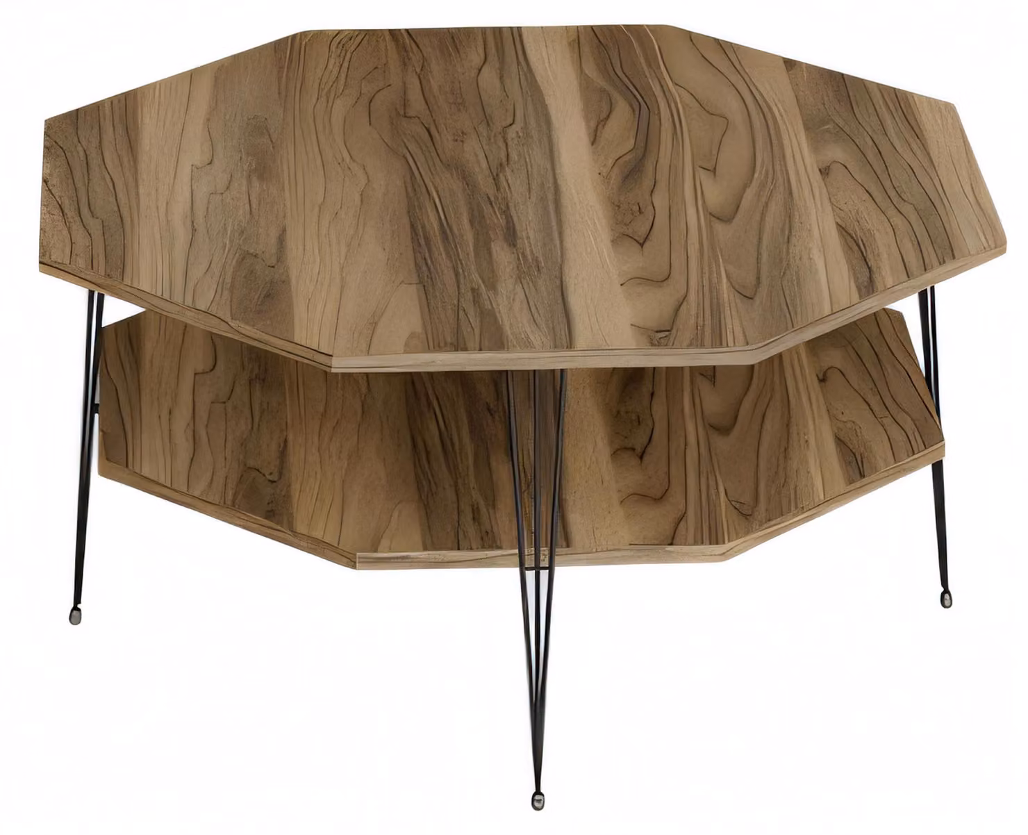 Moderner Couchtisch aus Holz in Braun