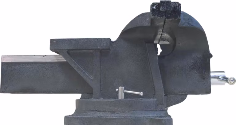 Morsa da banco in ghisa sferoidale con base girevole da 350 mm
