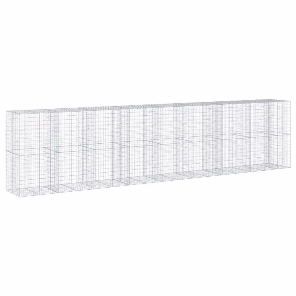 Cesto Gabbione Videx in Acciaio Zincato Colore Argento L/P/H: 850 x 100 x 200 cm – 2