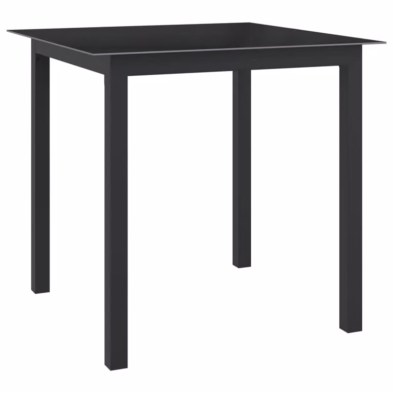 vidaXL Set da pranzo da giardino 5 pezzi in alluminio antracite
