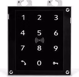 2N 9155083 IP Verso Tastierino Touch con Lettore RFID Multifrequenza 125 kHz 13,56 MHz NFC per Controllo Accessi colore Nero – 1