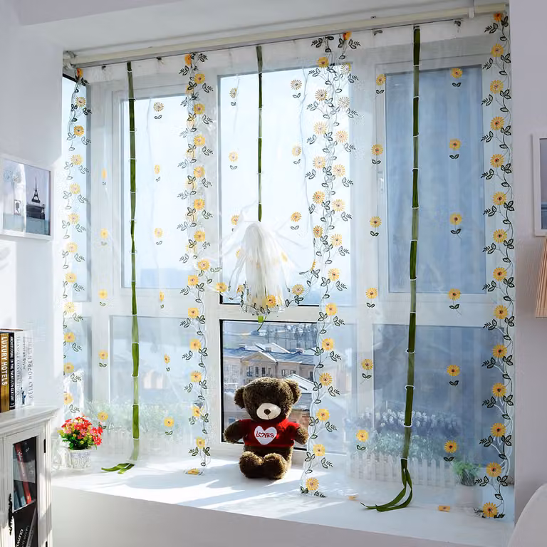 Tende, tende in tulle, tende per la privacy, tende, tende per finestre, arredamento per finestre