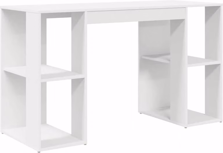 Scrivania Bianco 130 x 50.5 x 75 cm Legno multistrato