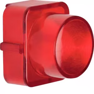 Berker 1222 Calotta per pulsante e segnalatore luminoso E10 rosso trasparente 1930/Vetro/Palazzo