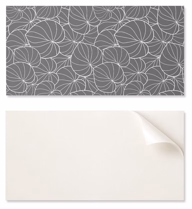 Adesivo decorativo in vinile, con motivo, per la camera da letto, dimensioni 120 x 60 cm, fogli con un delicato disegno