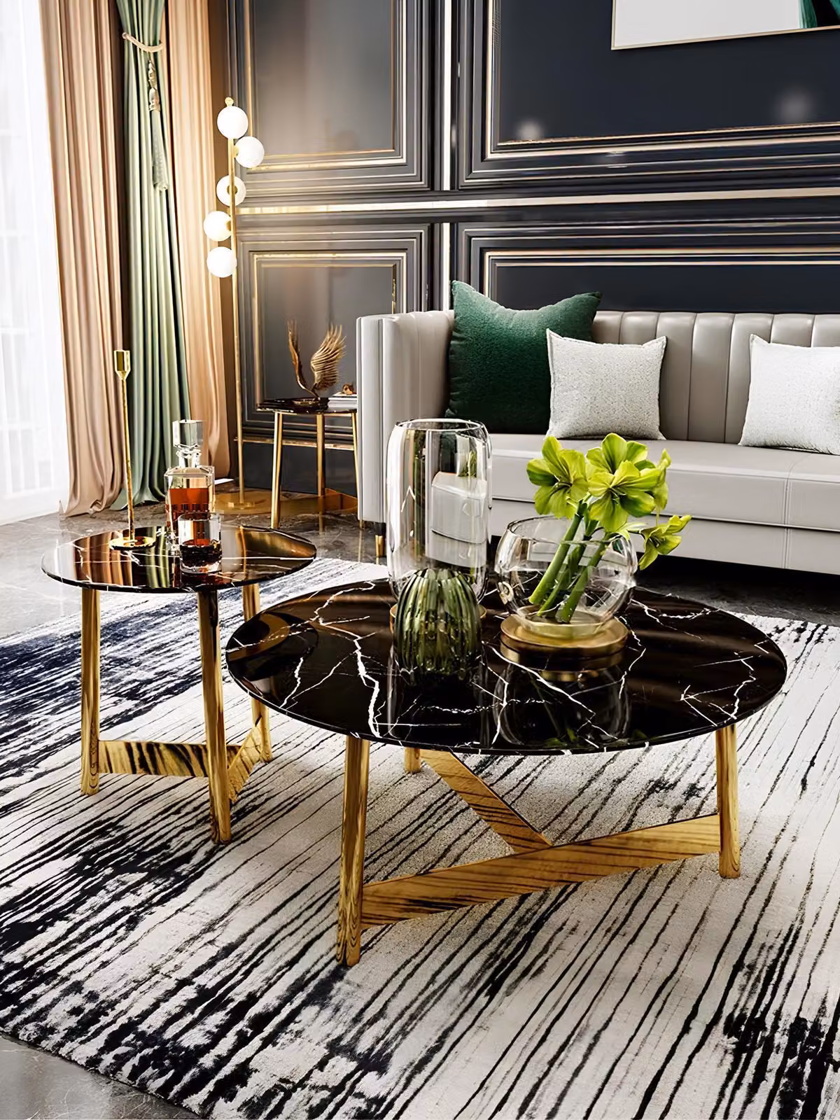 Designer Klassischer Couchtisch Beistelltisch Sofa Wohnzimmer Tisch