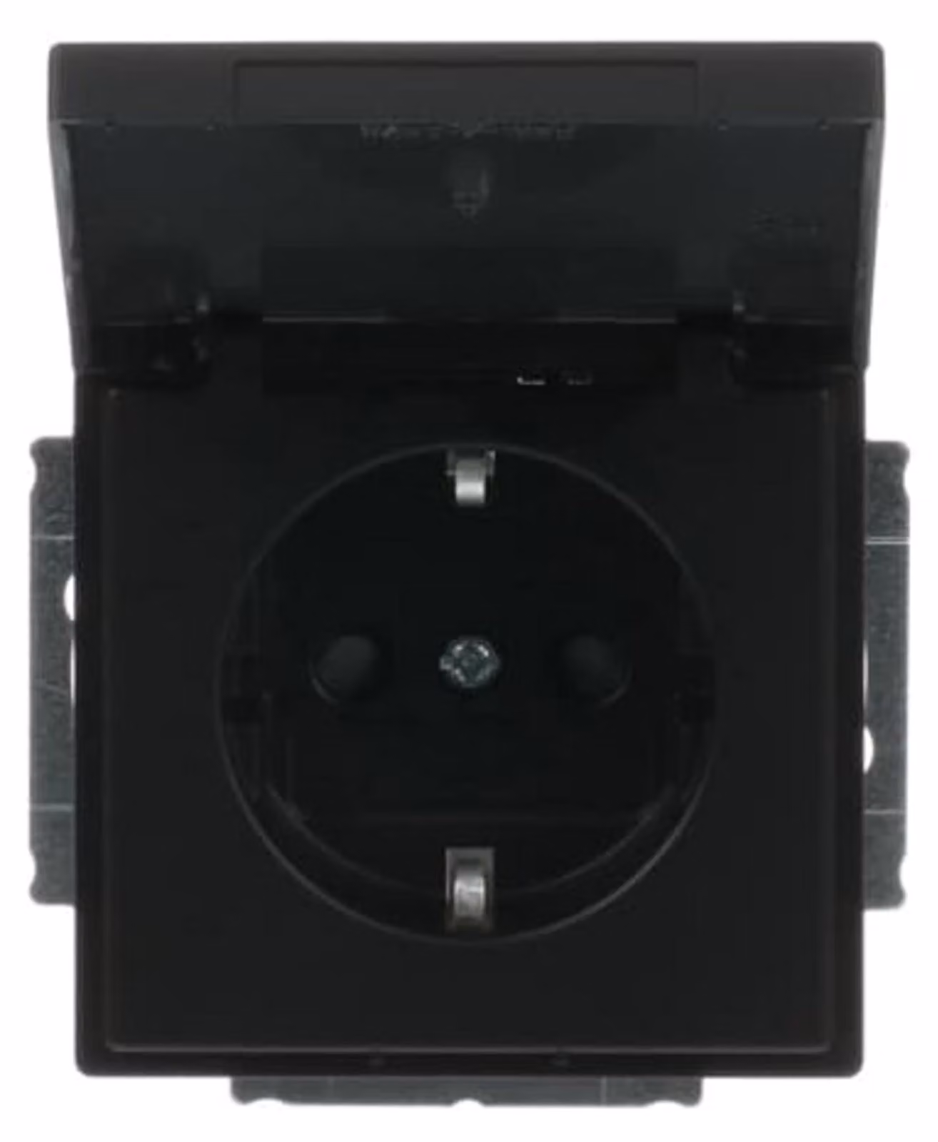 Busch-Jaeger SCHUKO inserto per presa di corrente nero opaco 20 EUKB-885