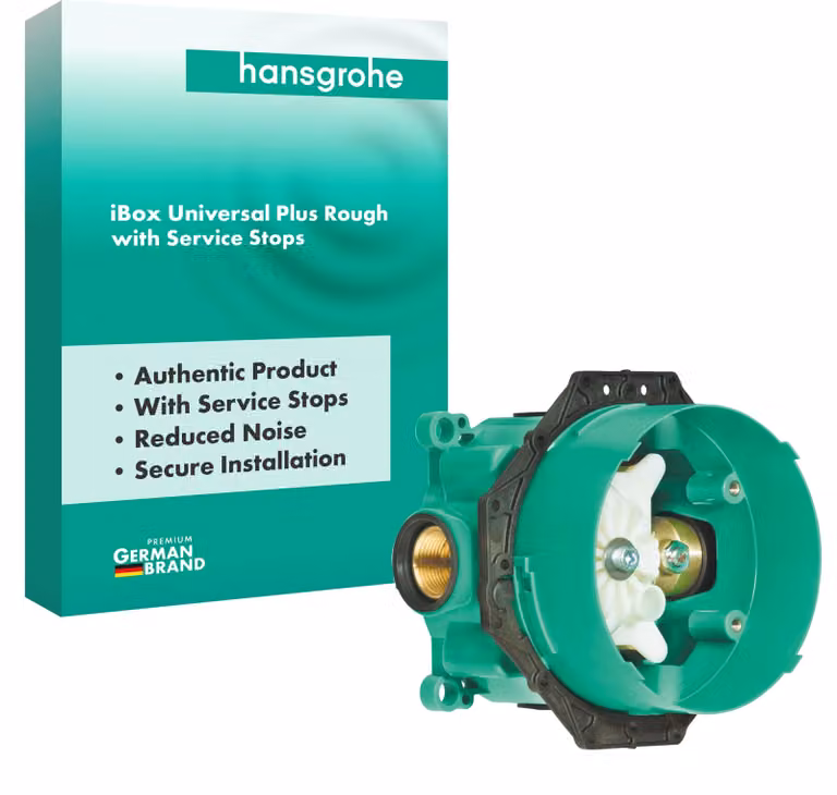 Corpo di montaggio a incasso iBox Universal Plus, da 3/4 di pollice, cromato