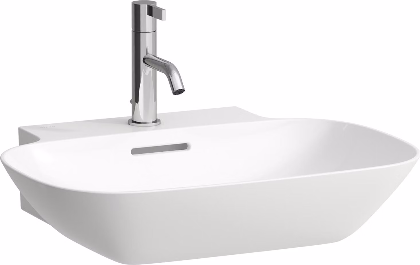 LAUFEN INO lavabo à poser, 1 trou pour robinet, avec trop-plein, US fermé 560x450mm, H8163024001041, H8163024001041
