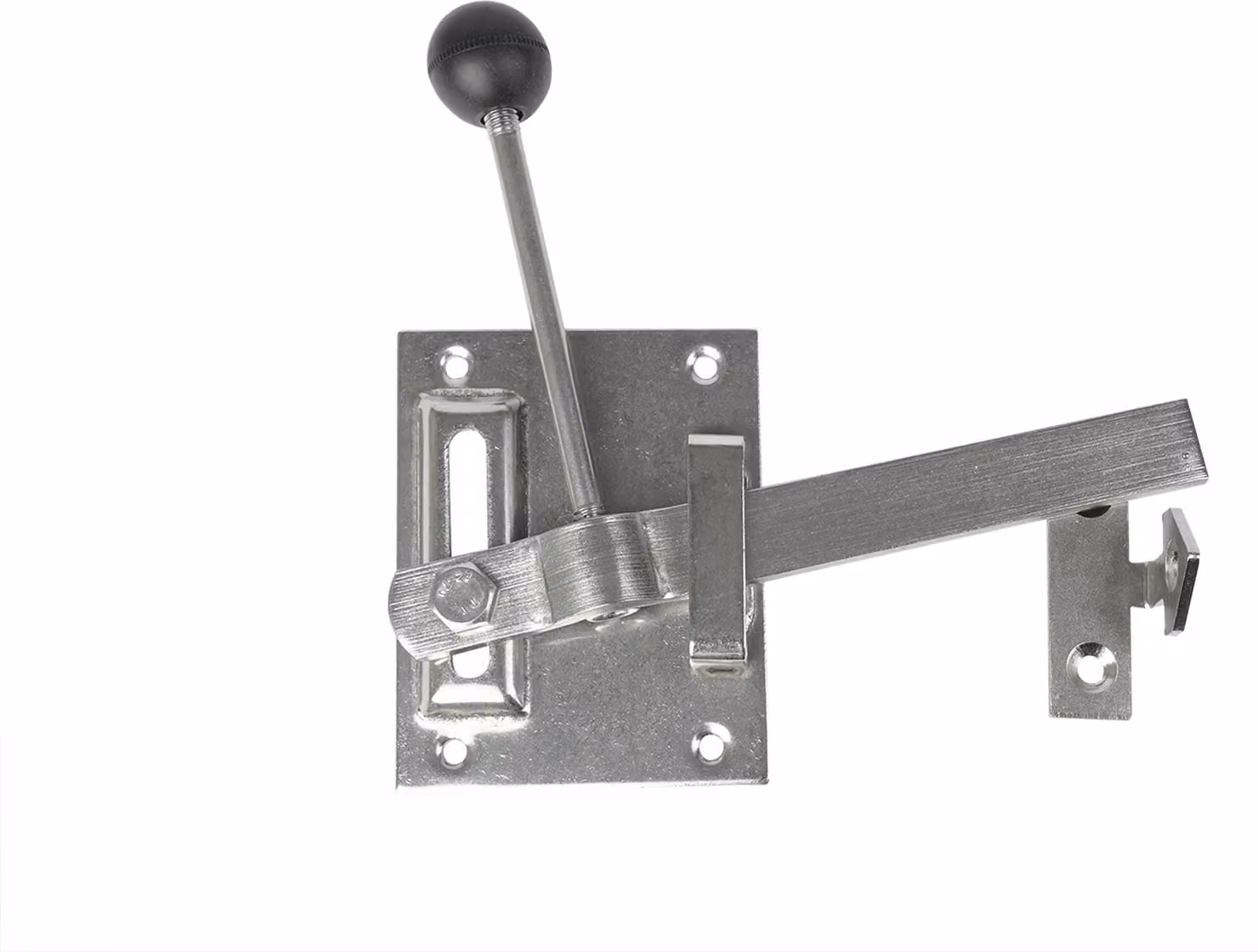 Chiusura per cancello da giardino con linguetta in acciaio inossidabile 100 x 80 mm - Al pezzo