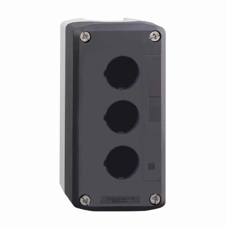 Schneider Electric Custodia vuota a 3 posizioni RAL 7035/7016 XALD03