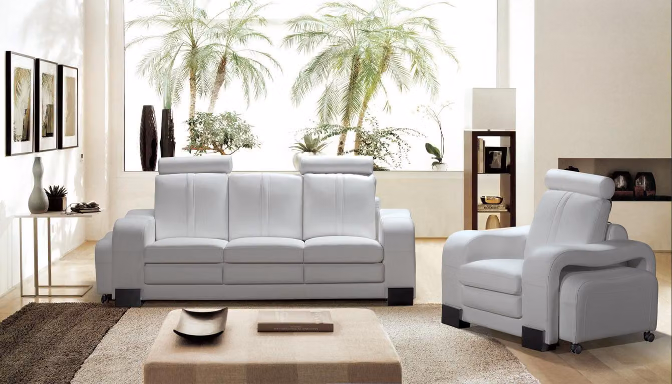 Sofagarnitur Polster Sofa Couch Sitz Set 3+2 Sitzer Couchen Sofas Leder