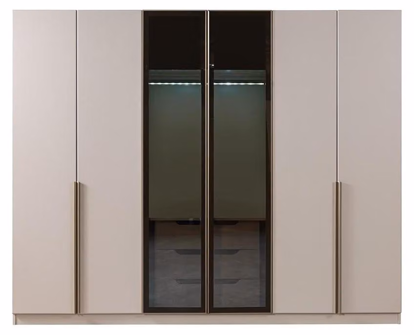 Armadio, stile moderno, colore bianco, pratico e confortevole, camera da letto