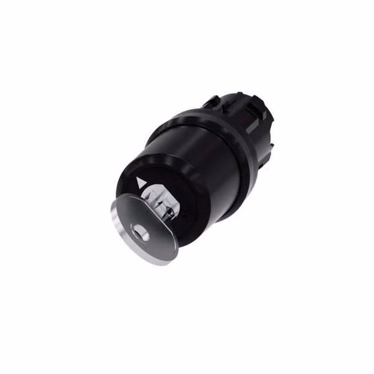 Interruttore a chiave Siemens anello frontale nero 1 x 50° SIRIUS ACT 3SU1000-5BF11-0AA0 1 pz