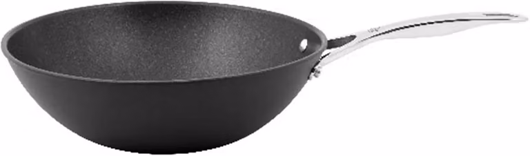 Wok in alluminio antiaderente per induzione con manico linea Alba, diam. 30cm (FINE SERIE)