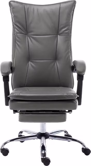 Sedia da Gaming e Ufficio Design In in Similpelle Antracite con Poggiatesta e Braccioli – 1