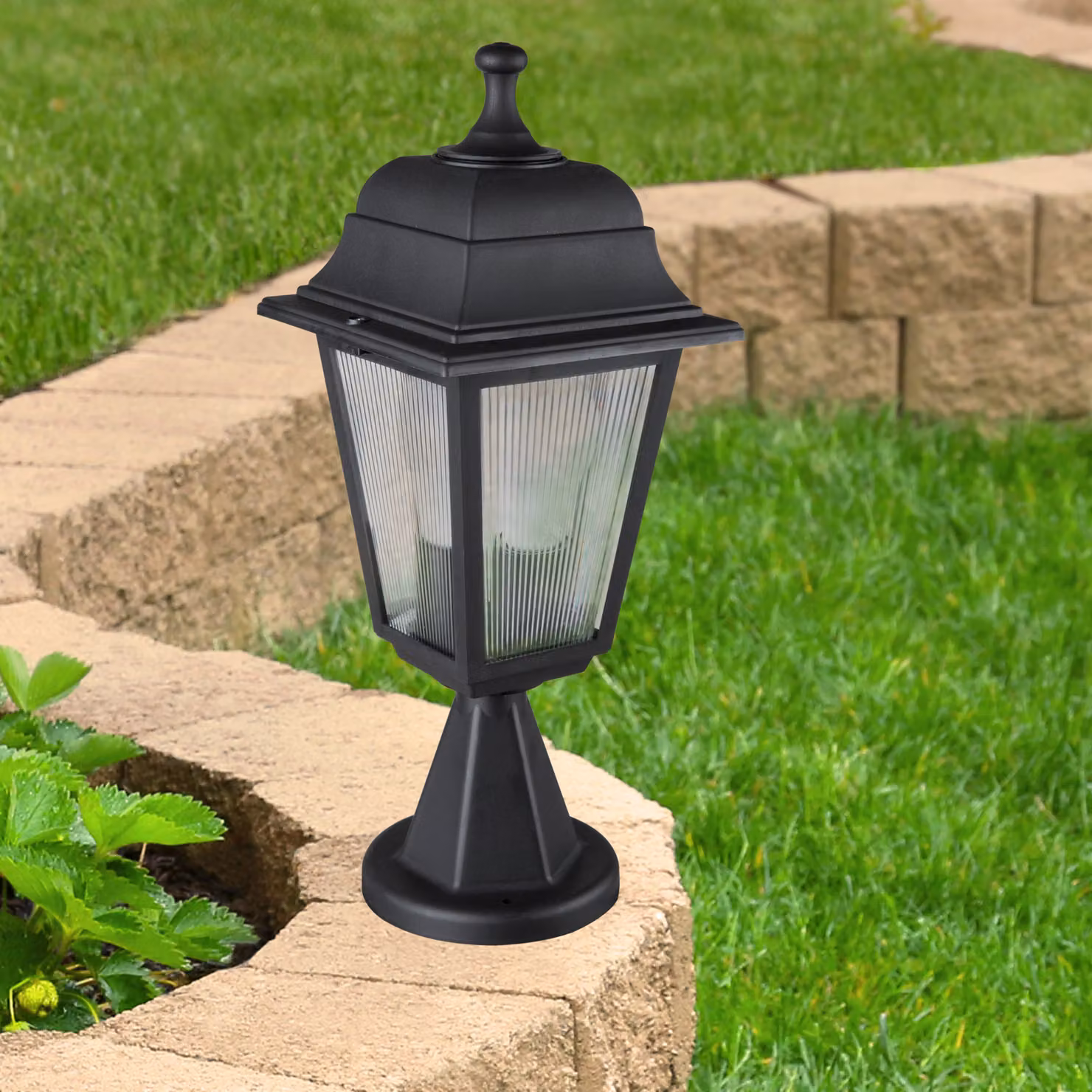 Lampada da esterno Ipswich lampada da giardino lanterna da esterno luce da esterno 1 x E27 nero