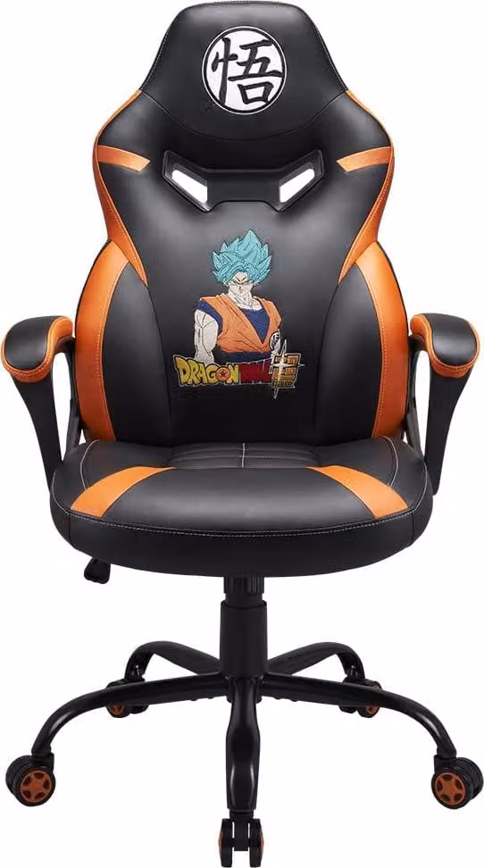 Sedia da gaming Dragon Ball Z, ergonomica, regolabile in altezza, colore nero