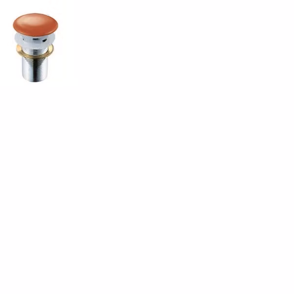 Piletta lavabo click-clack con troppopieno FANCY2 Rosso Mattone
