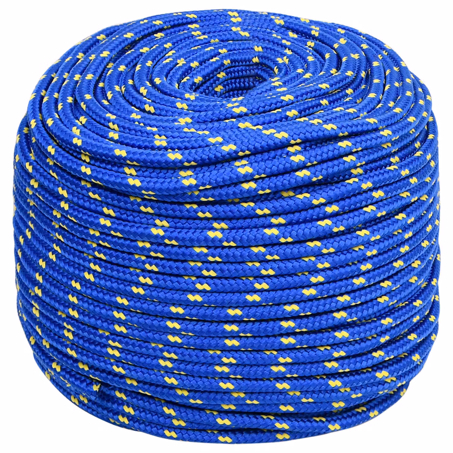 vidaXL Corda multiuso in plastica blu da 10 mm, lunghezza 500 m
