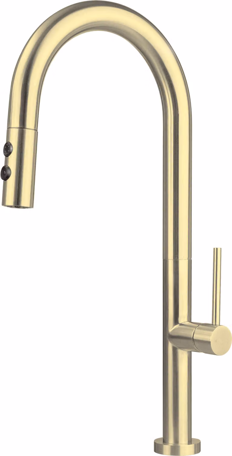 Kitchen faucet w/pull-out spout - 2 spray modes