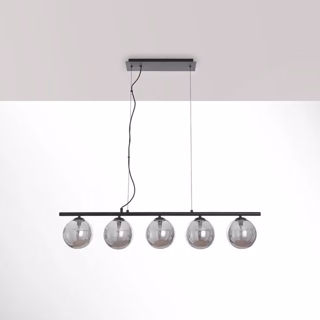 Lampadario EDERA nero