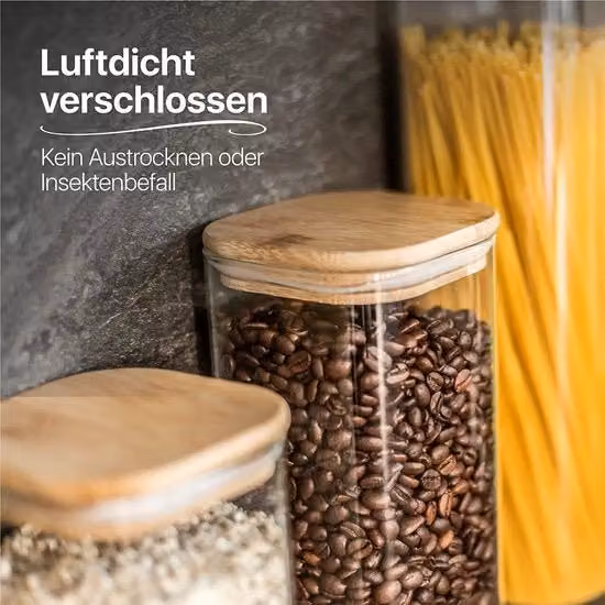 Contenitori a tenuta d'aria per magazzino – Contenitori per magazzino da cucina - Contenitore per conservazione - Contenitori per magazzino