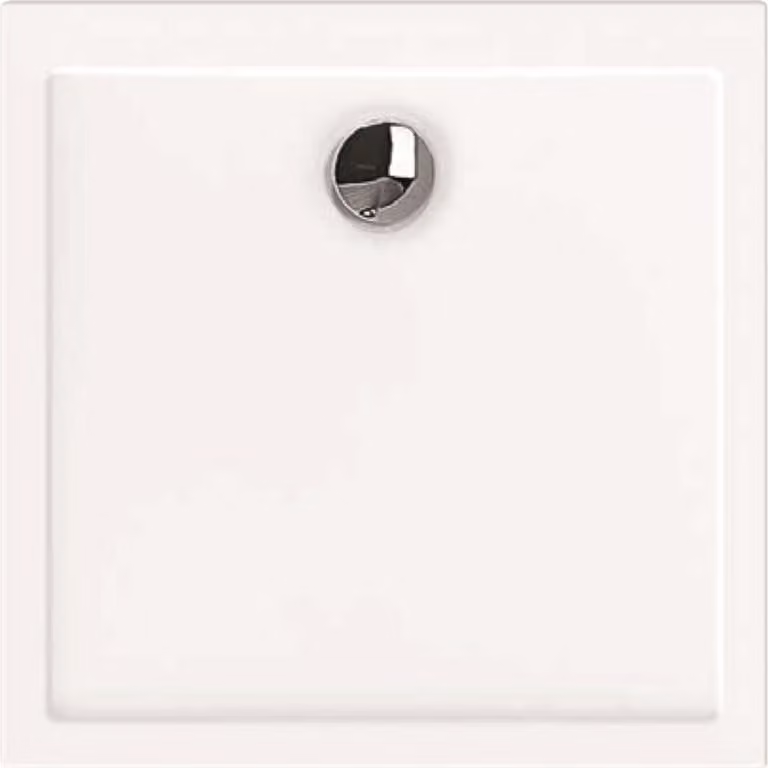 Piatto doccia Hoesch Samar bianco, 100x100x3cm, ultrapiatto