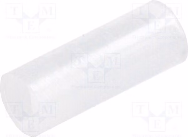 50x Distanziatori. Diametro esterno: 4 mm. Diametro LED: 3 mm. Lunghezza: 10,5 mm. Modello: FIX-LEDS-10.5. Distanziatori