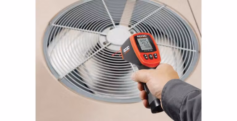 Termometro a infrarossi micro IR-200 -50 b.1200GradC ± 1Grad C 1x9V blocco RIDGID