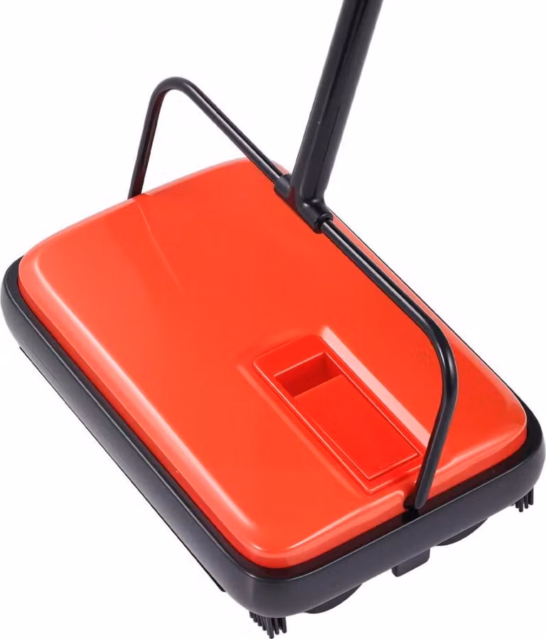 Spazzatrice per tappeti rossa - Spazzatrice per pavimenti e tappeti - Spazzatrice efficiente