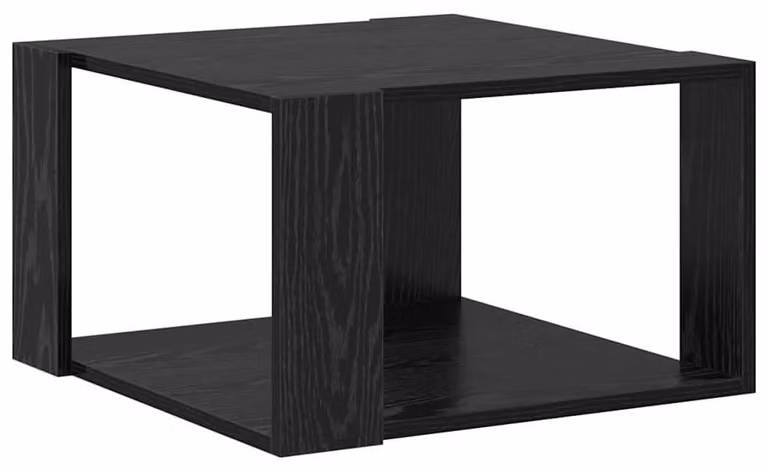 Tavolino da salotto moderno in legno con finitura effetto noce