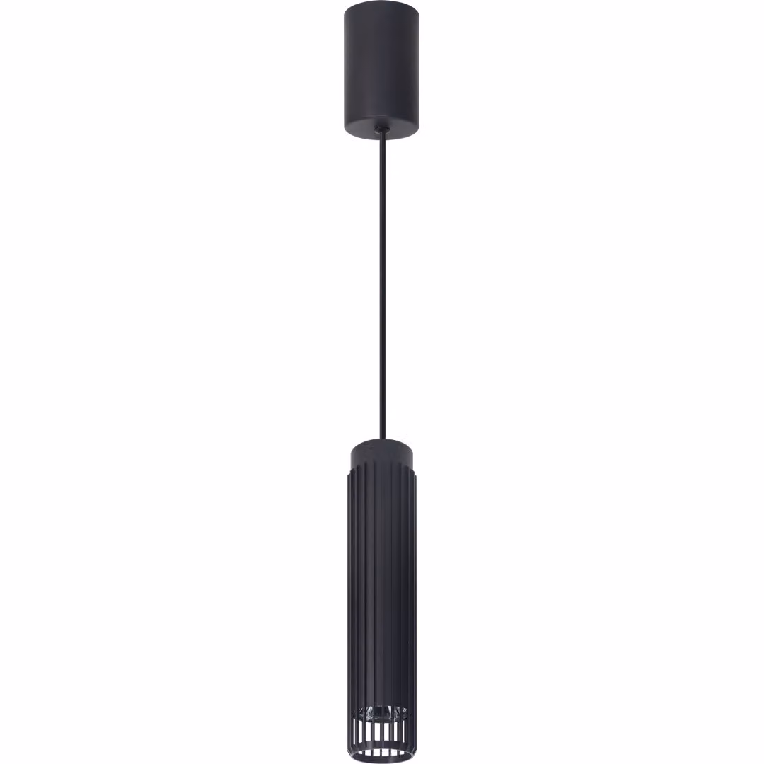 Lampada tubolare a sospensione nera Verticale 1xGU10 8W Milagro