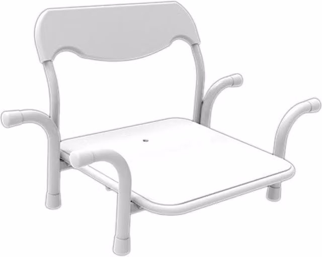 Sedile inox per vasca standard