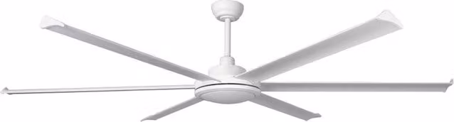 ROTTERDAM 30 XXL, Ventilatore con Luce, Faro Barcelona Colore: Bianco