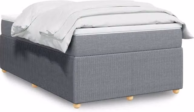 Letto Ibrido con Materasso a Molle vidaXL Grigio e Bianco L/P: 120 x 200 cm