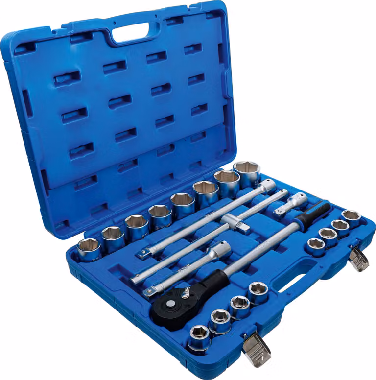 Set di chiavi a bussola BGS 20 mm (3/4") 21 pezzi - 1207