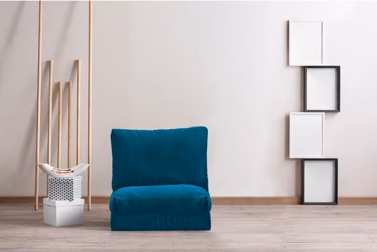 Hanah Home, Taida - PF05, Divani letto, Divano letto a 1 posto, Verde, Poliestere, 60 x 62 x 68 x cm