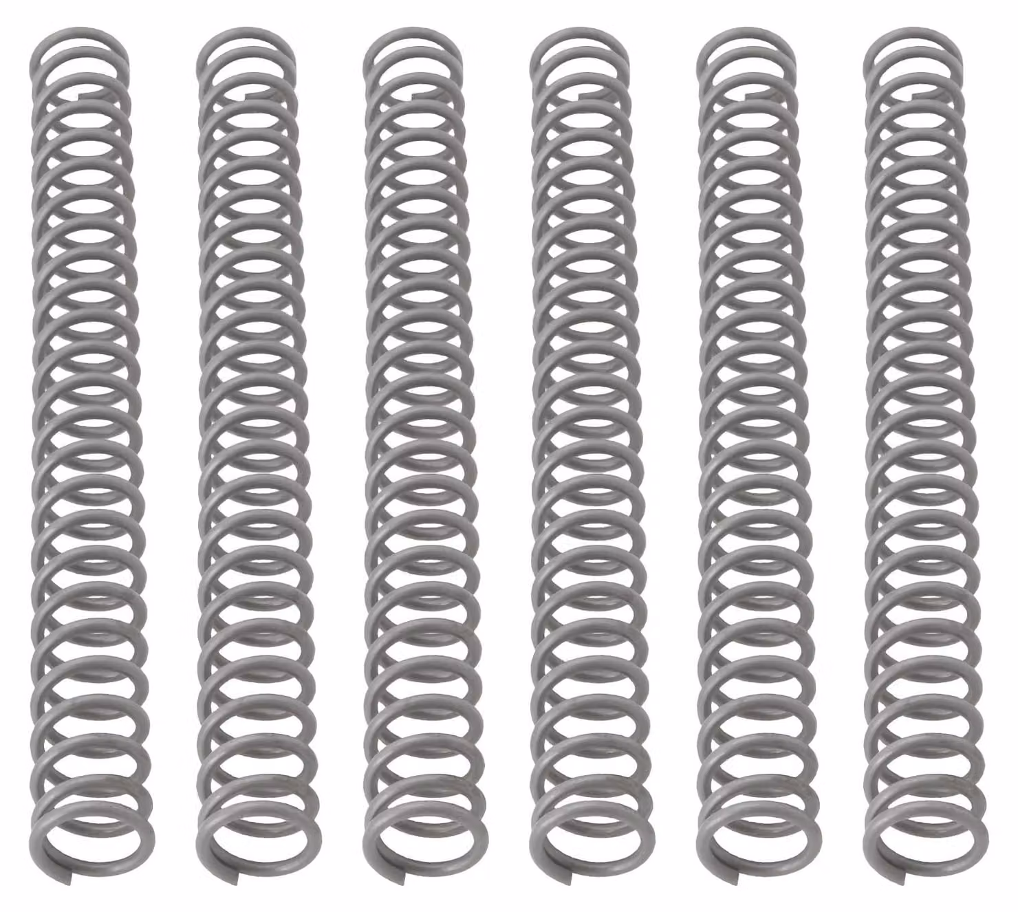 Molle a compression, dimensioni 1x8x80 mm, confezione da 6 pezzi, realizzate in acciaio per molle