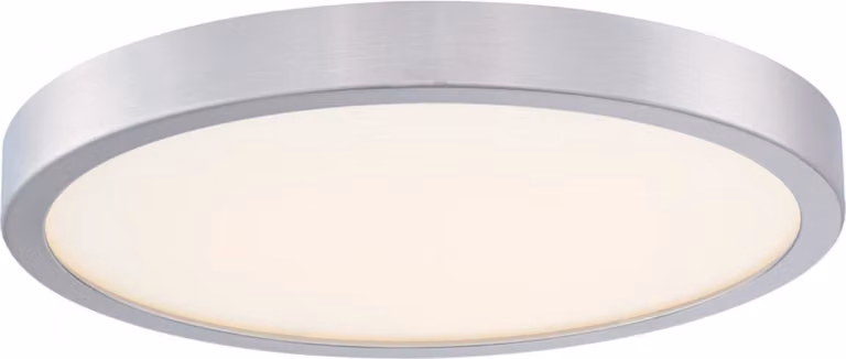 Plafoniera LED Nichel piatto / acrilico 29 cm