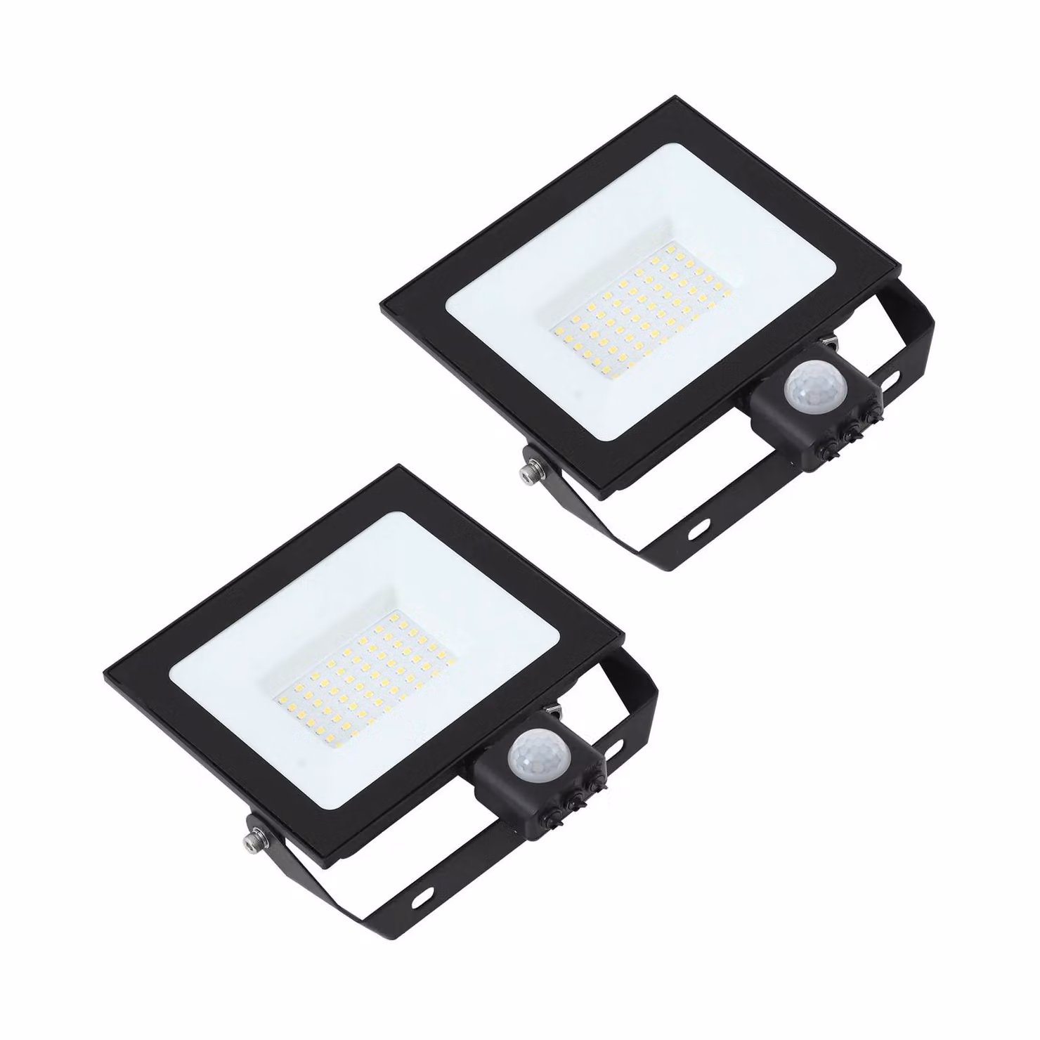 Applique da esterni a LED con sensore Maikel PRIOS, Nero, Alluminio, Moderno, Applique LED da esterni