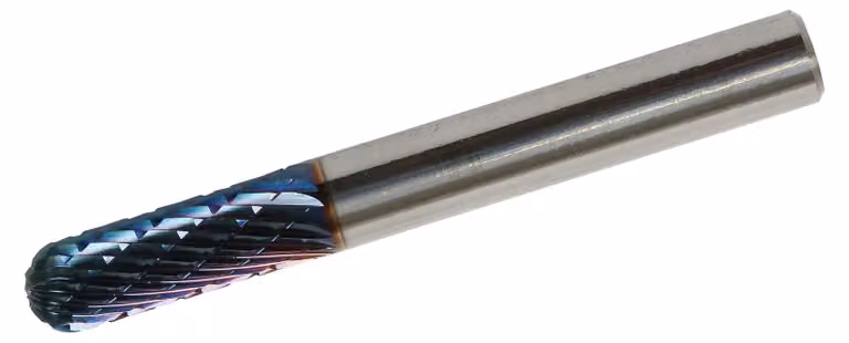 Fresa a tazza - 6 mm x 50 mm - Metallo duro - Lavorazione dei metalli - Cilindrica - Fresa di precisione