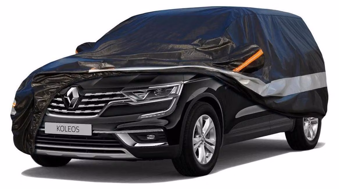 Copertura per auto, 10 strati, impermeabile e traspirante, per Renault Koleos (2016-2023), colore nero