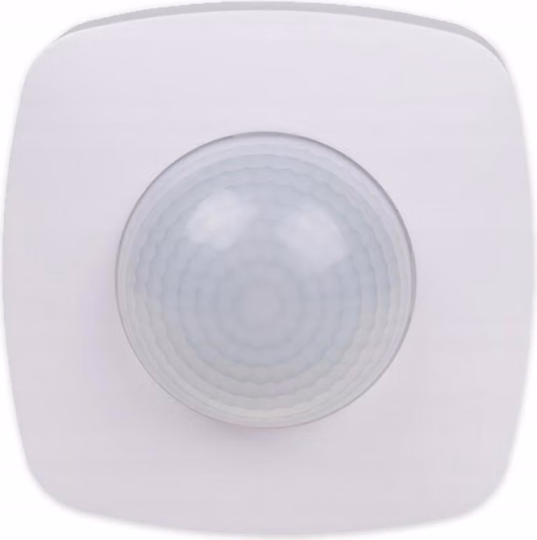 F&F | Sensore Di Movimento DR-09 - Bianco - Infrarossi - Illuminazione Automatica - Interno/Esterno