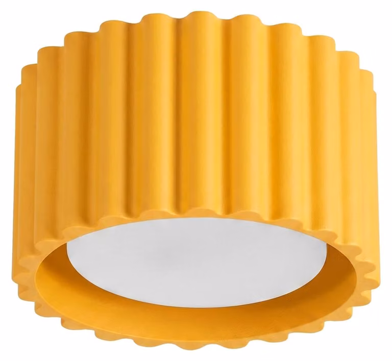 Plafoniera AURA 1 gialla Gx53 1xGx53 10W in alluminio 6x10x10 cm Sollux Lighting