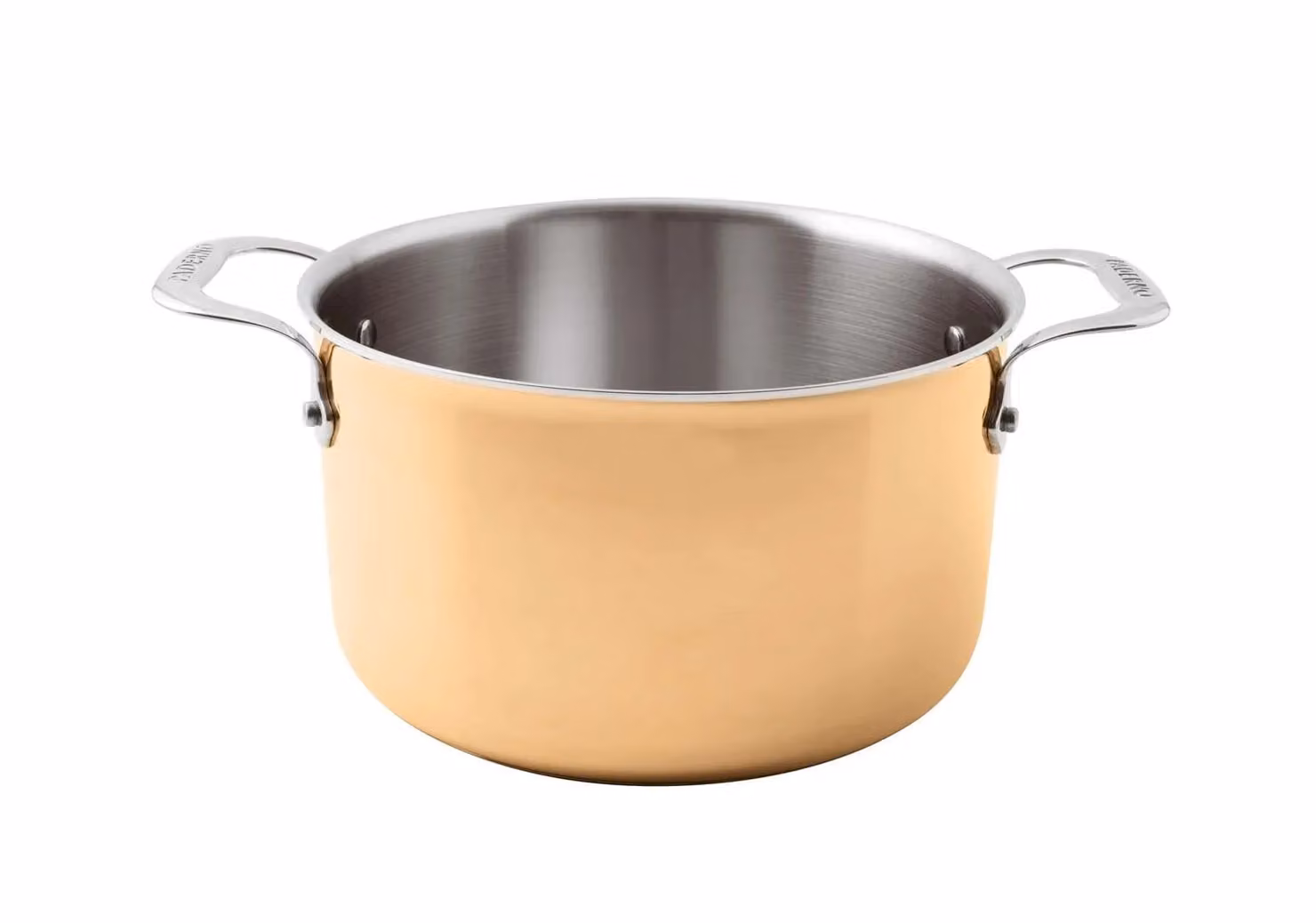 Casseruola alta Serie 15600 3-Ply in rame con due maniglie per induzione, diam.20cm
