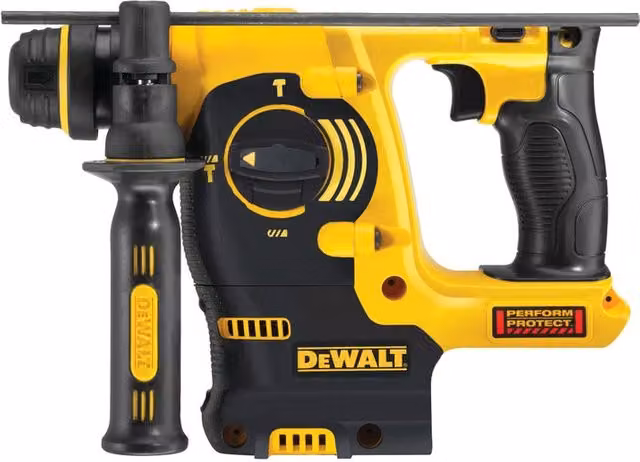 Martello tassellatore a batteria DeWalt DCH253N 18V 2.1J giallo e bianco