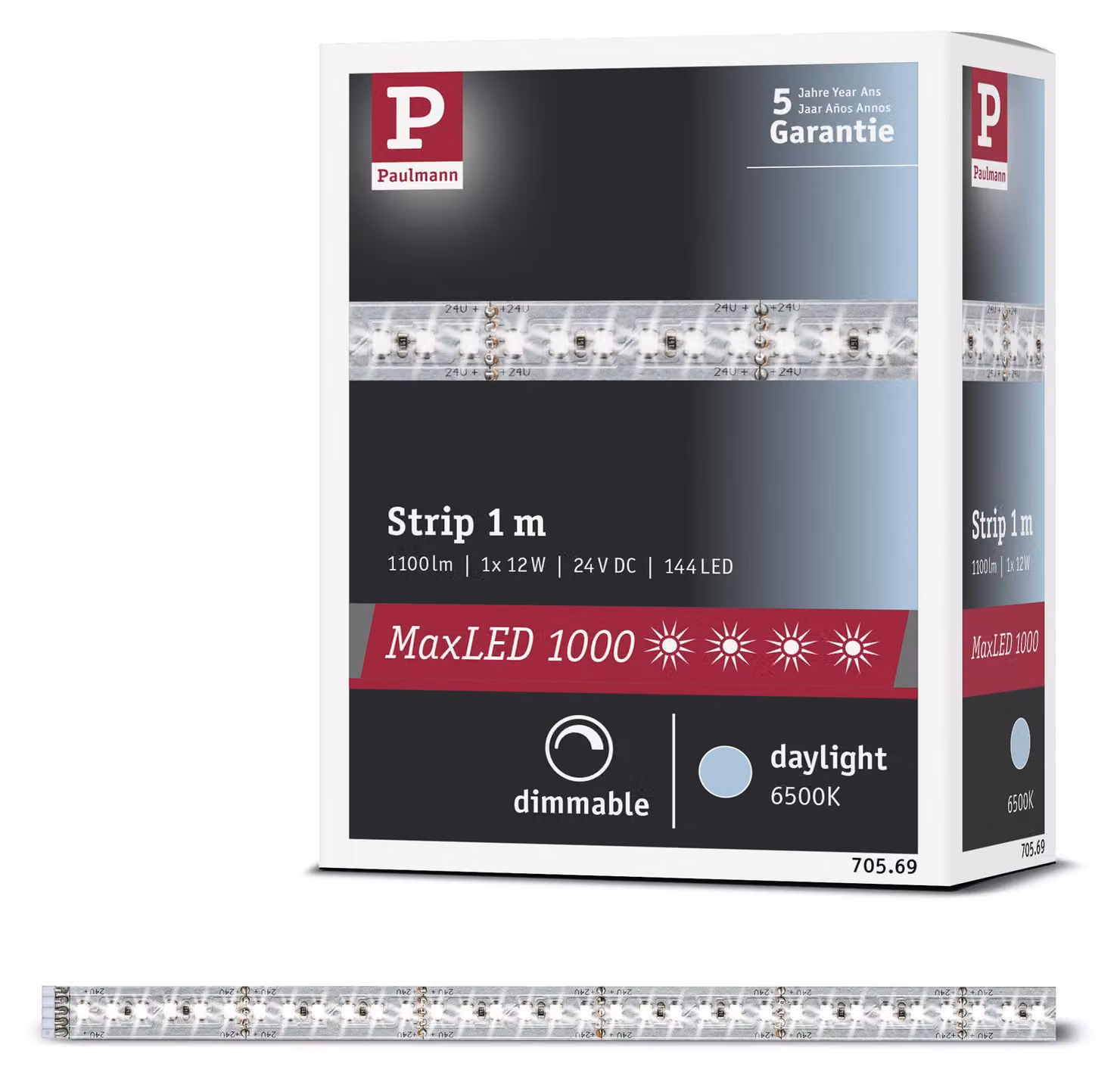 Paulmann MaxLED 1000, striscia LED, luce bianca diurna, estensione
