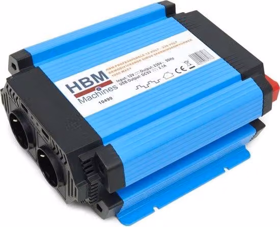 Convertitore di tensione professionale da 12 Volt a 230 Volt, onda sinusoidale, 1000 Watt